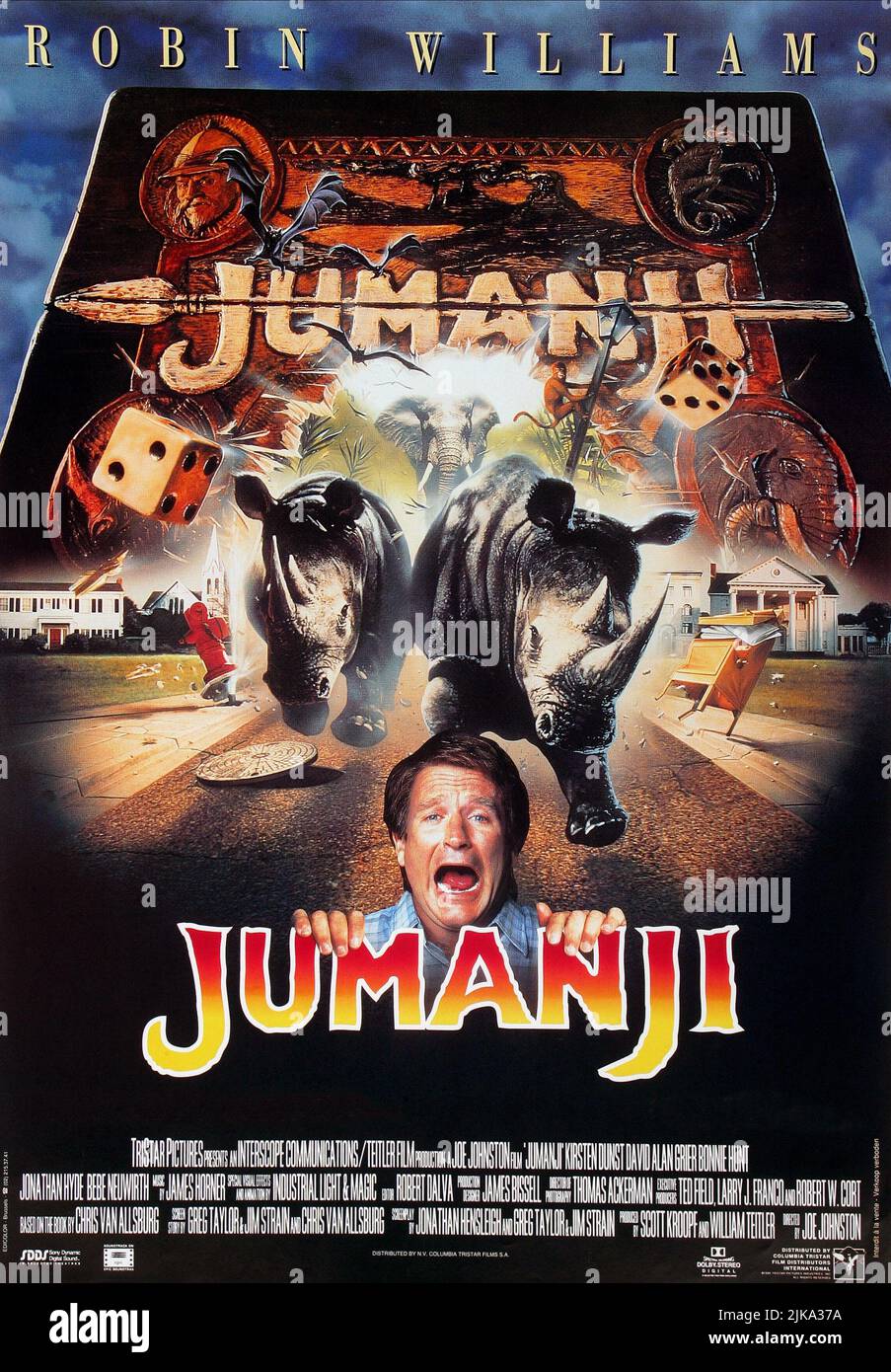 Movie poster jumanji 1995 immagini e fotografie stock ad alta risoluzione -  Alamy