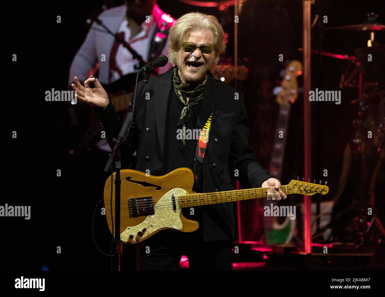 Miami, Stati Uniti d'America. 31st luglio 2022. HOLLYWOOD, FL-LUGLIO 31: Daryl Hall suona al "Hard Rock Live at Seminole Hard Rock Hotel & Casino" il 31 luglio 2022 a Hollywood, Florida. (Foto di Alberto E. Tamargo/Sipa USA) Credit: Sipa USA/Alamy Live News Foto Stock
