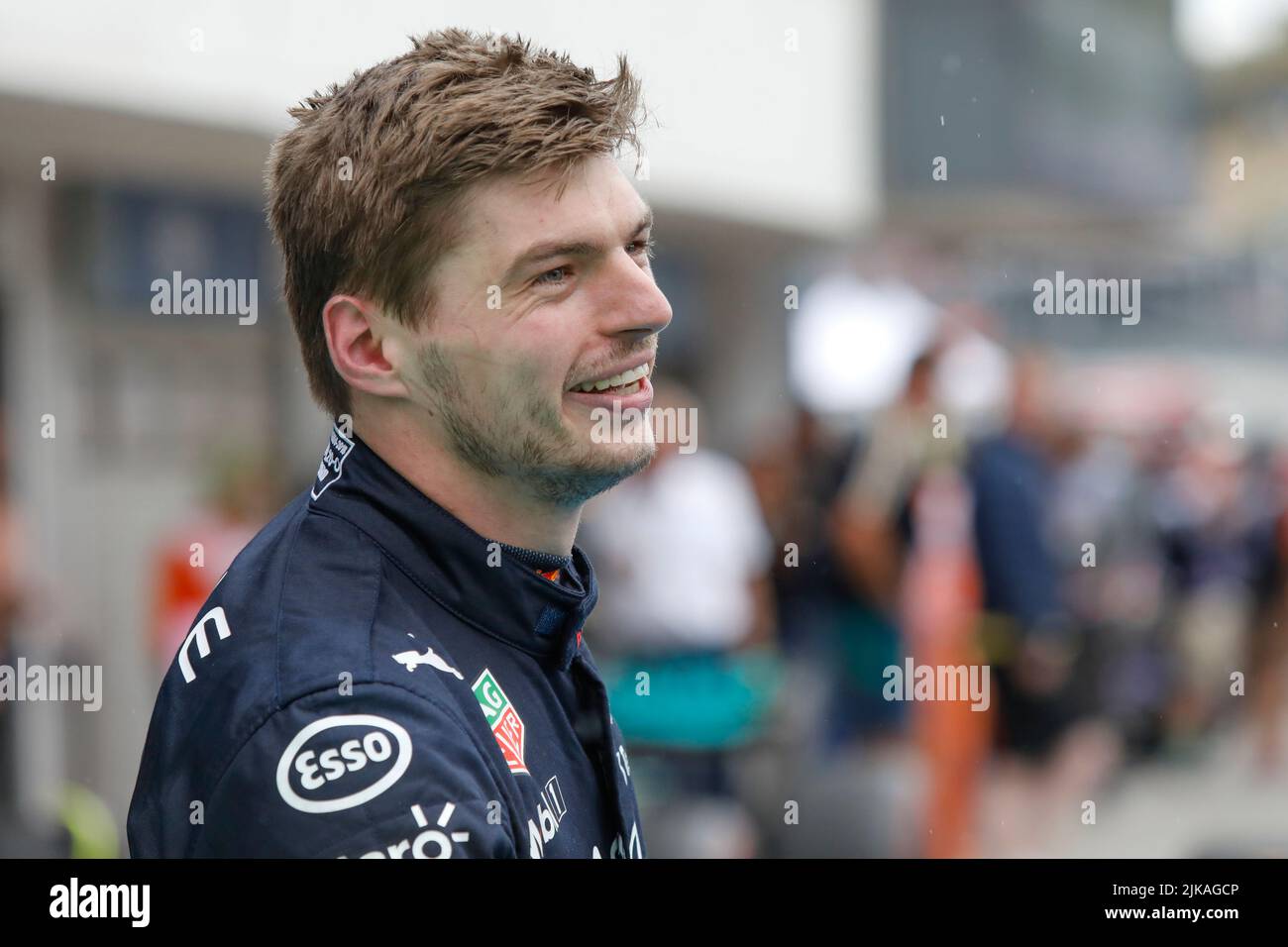 Mogyorod, Ungheria. Luglio 31th 2022. Formula 1 Gran Premio d'Ungheria a Hungaroring, Ungheria. Nella foto: Max Verstappen (NLD) di Red Bull Racing © Piotr Zajac/Alamy Live News Foto Stock