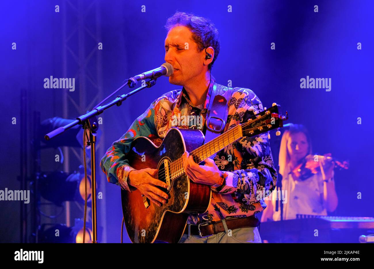 Malmesbury Wiltshire. Festival delle donne 40 . Stornaway dal Regno Unito, in scena su D&B. Questa è la loro ultima apparizione. Foto Stock