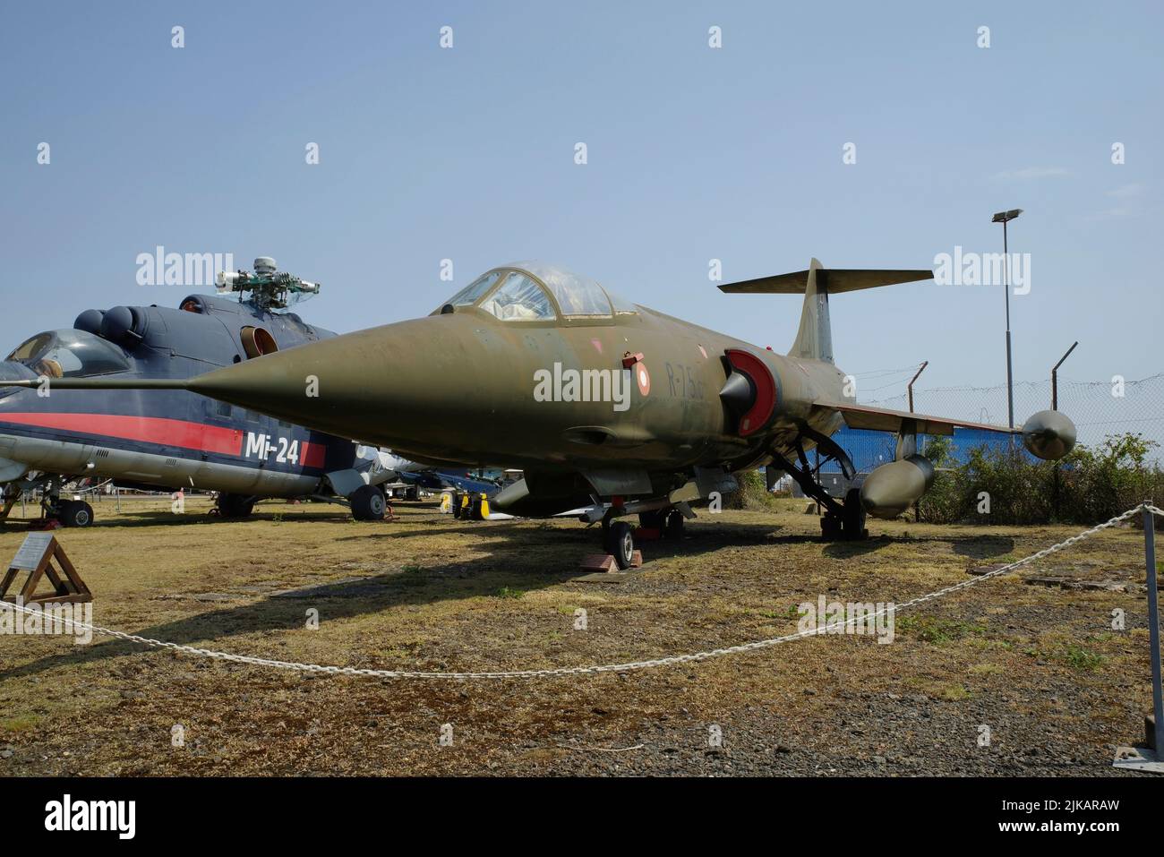 Lockheed F-104 Starfighter, 64-17756, Midland Air Museum, Baginton, Coventry, Inghilterra, Regno Unito, Foto Stock