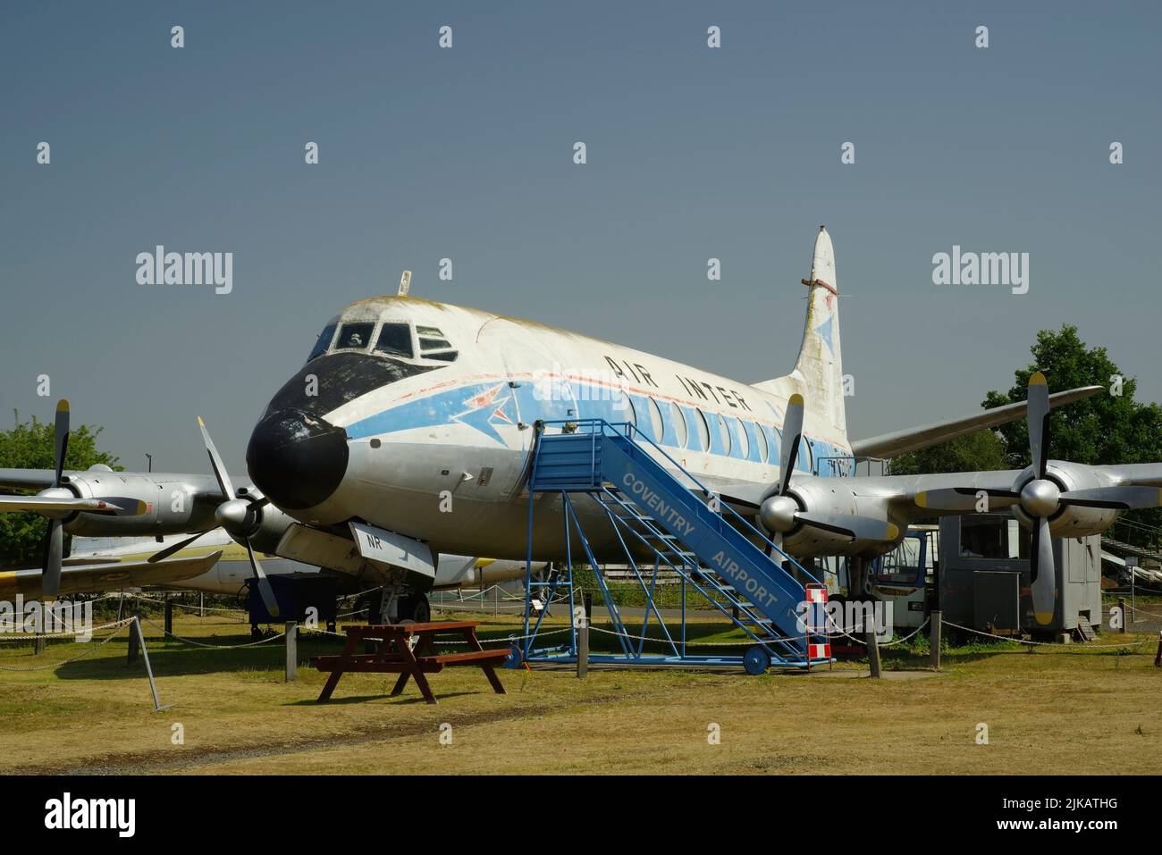 Vickers Viscount F-BGNR, al Midlands Air Museum di Coventry. Foto Stock