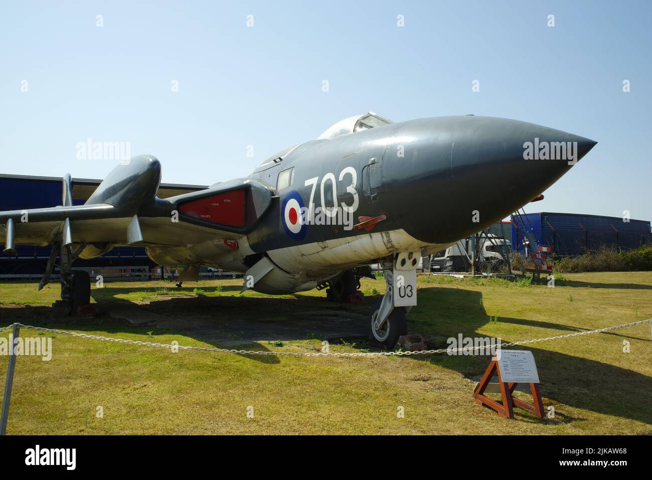 De Havilland, Sea Vixen F.A.W. 2, XN685, Midland Air Museum, Coventry, Foto Stock