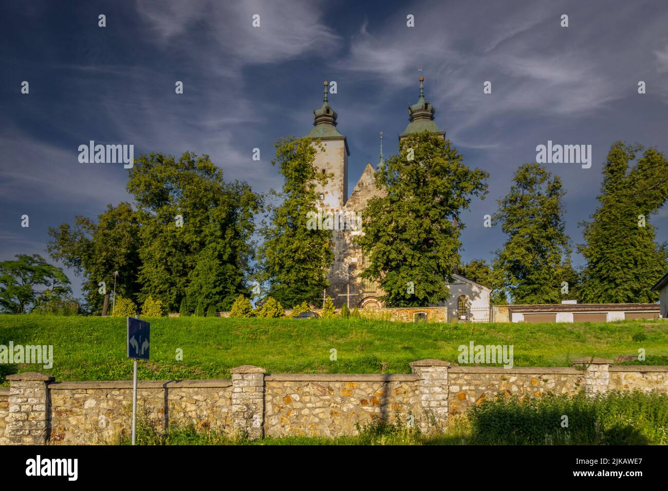 Collegiata di San Martino a Opatów, Polonia. Foto Stock