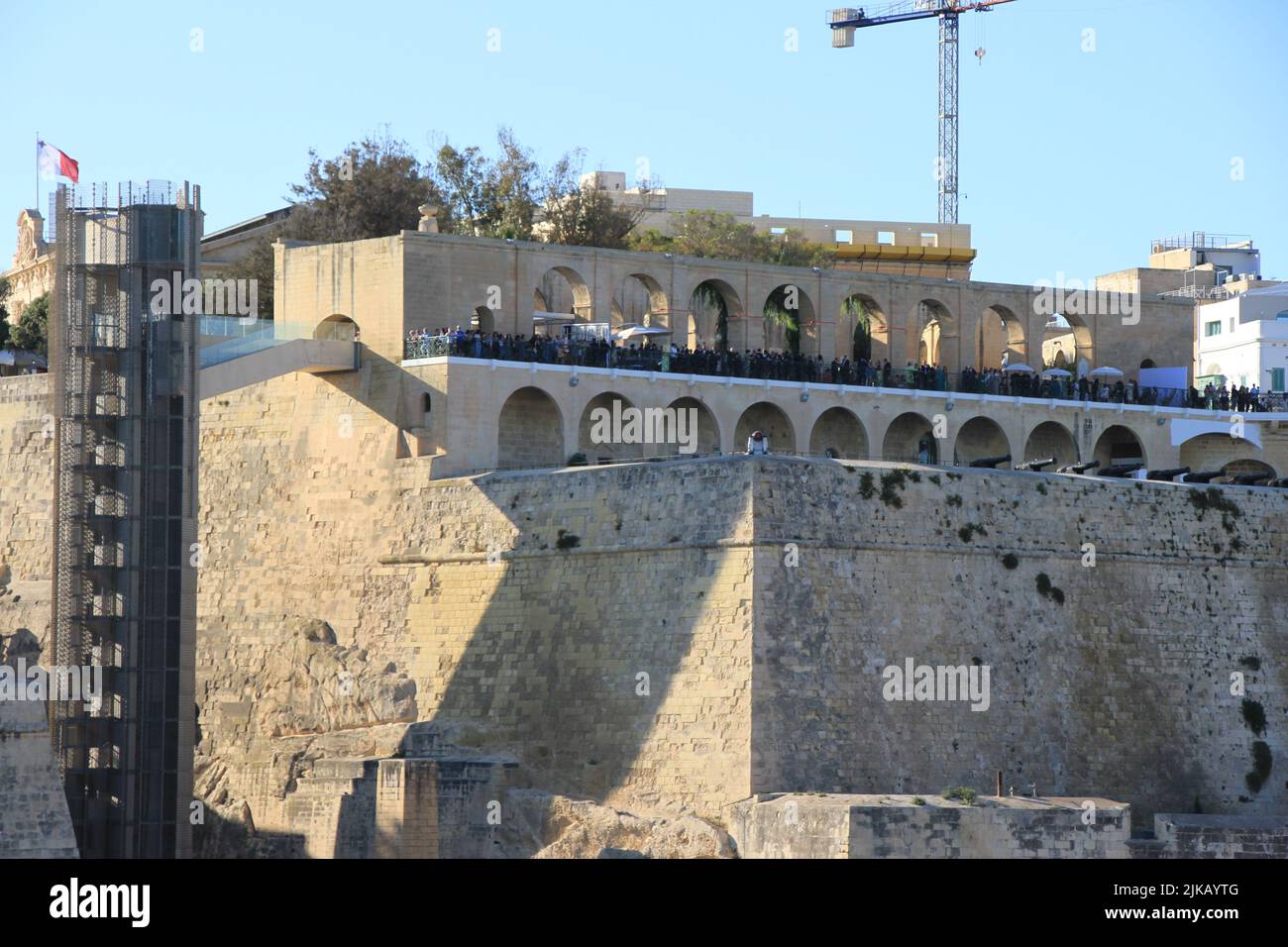 Aspetti della Valletta, Malta Foto Stock