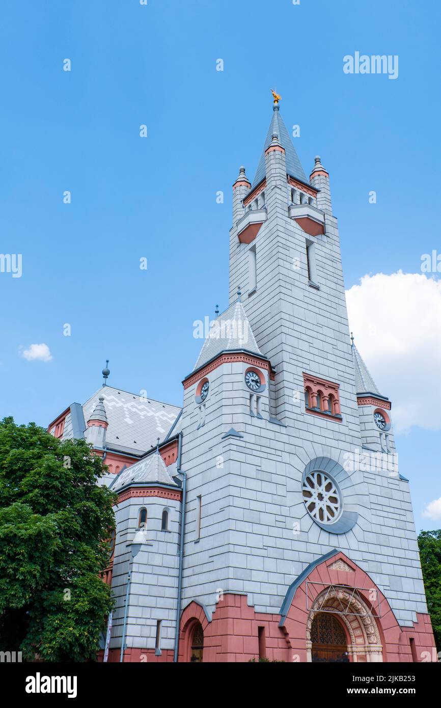 Árpád téri Református templom, chiesa riformata, Arpad ter, Debrecen, Ungheria Foto Stock