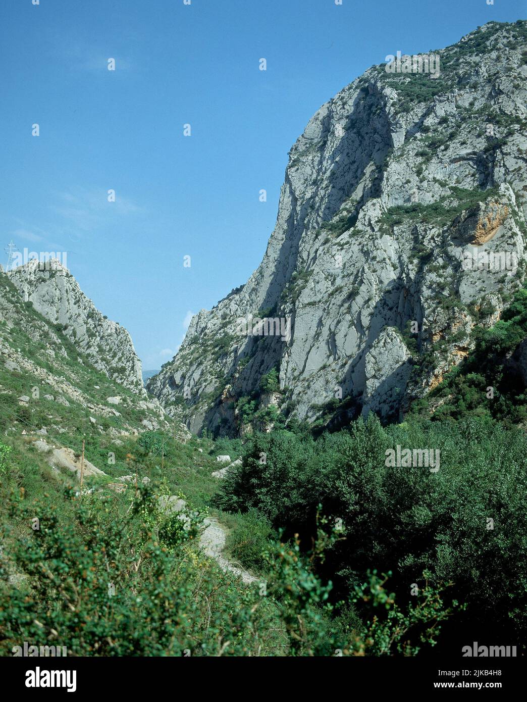 DESFILADERO DE COLLEGATS. Ubicazione: ESTERNO. PROVINCIA. Lerida. SPAGNA. Foto Stock