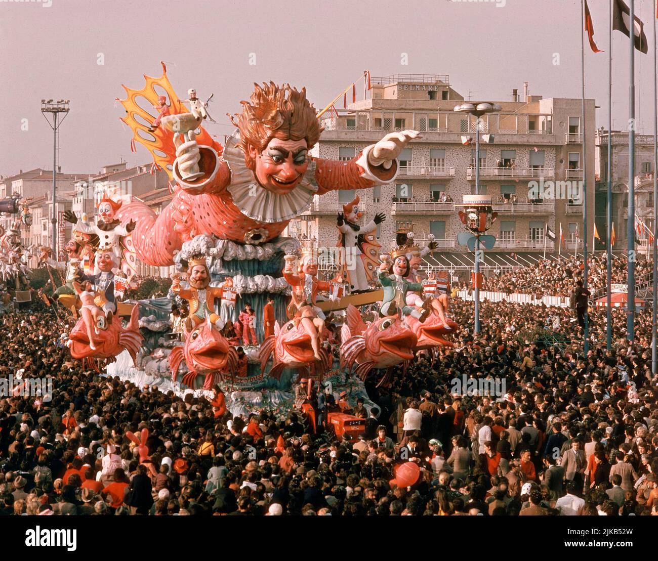 CARROZAS EN EL CARNAVAL DE VIAREGGIO. Location: Italy. Viareggio. ITALIA. Foto Stock