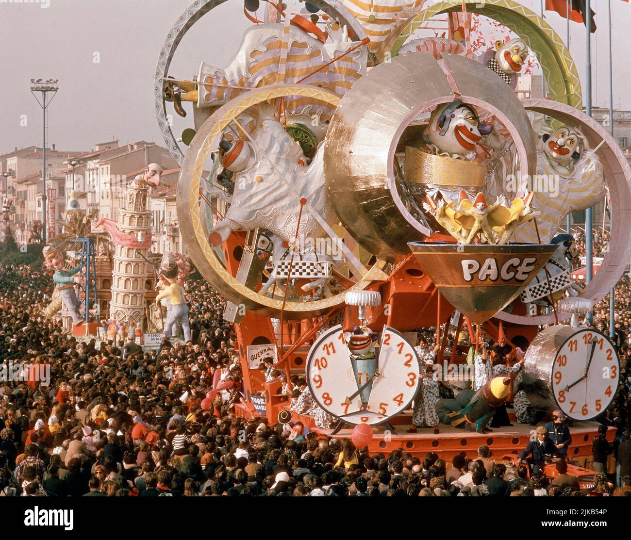 CARROZAS EN EL CARNAVAL DE VIAREGGIO. Location: Italy. Viareggio. ITALIA. Foto Stock