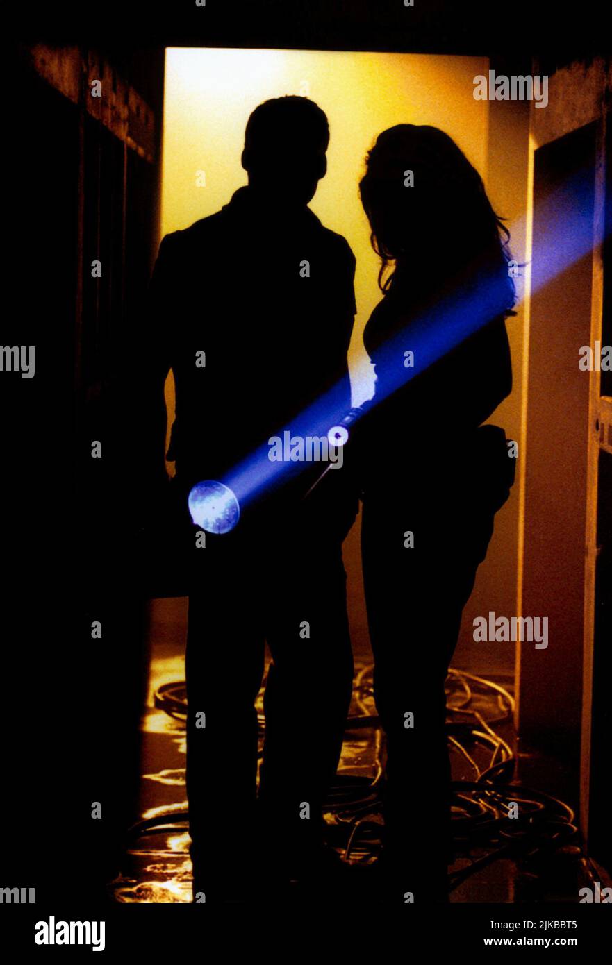 Ben Browder & Claudia Black Film Farscape (1999) regista: Rockne S. o'Bannon 19 marzo 1999 **ATTENZIONE** questa fotografia è solo per uso editoriale ed è copyright di JIM HENSON TV e/o il fotografo assegnato dalla Film o Production Company e può essere riprodotta solo da pubblicazioni in concomitanza con la promozione del suddetto Film. È richiesto un credito obbligatorio a JIM HENSON TV. Il fotografo deve essere accreditato anche se conosciuto. Nessun uso commerciale può essere concesso senza l'autorizzazione scritta di The Film Company. Foto Stock