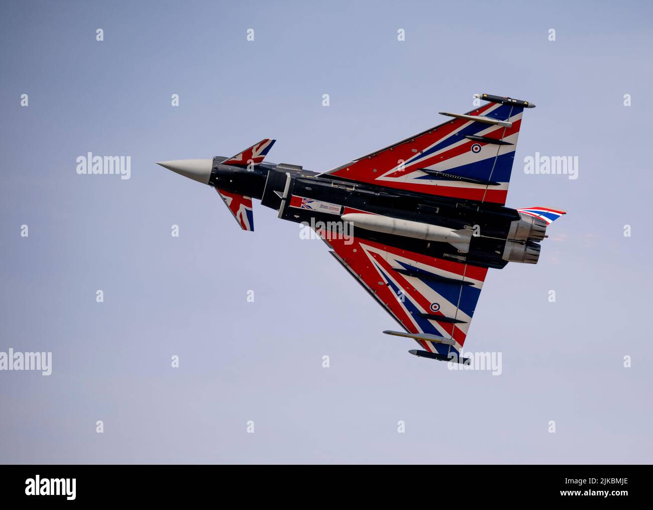 RAF Typhoon Display Team al Royal International Air Tattoo 2022 Foto Stock