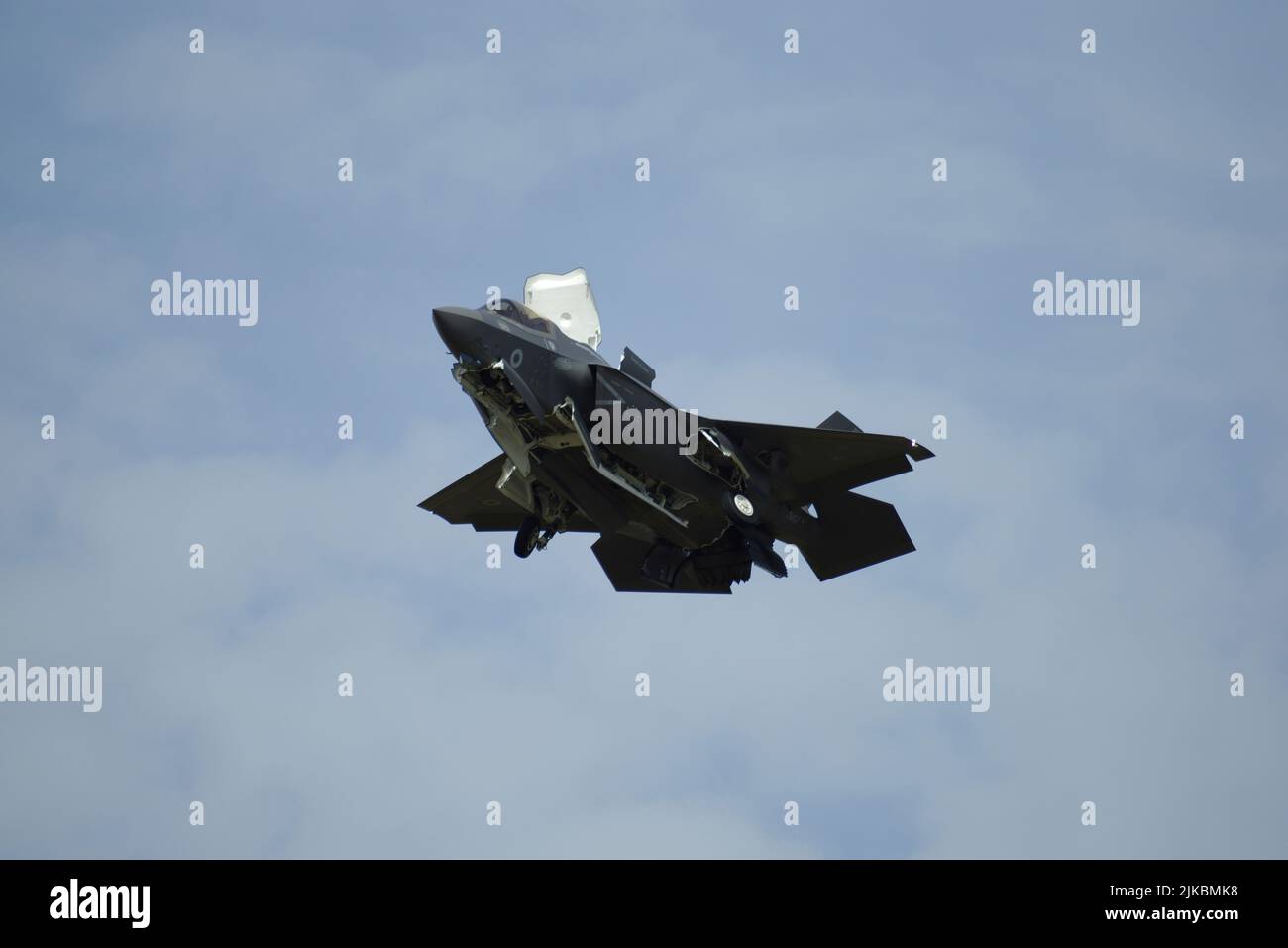 Lockheed Martin F-35B, Lightning II, 023, 617 Squadron, RAF, RIAT 2022, Fairford, Gloucestershire. Foto Stock