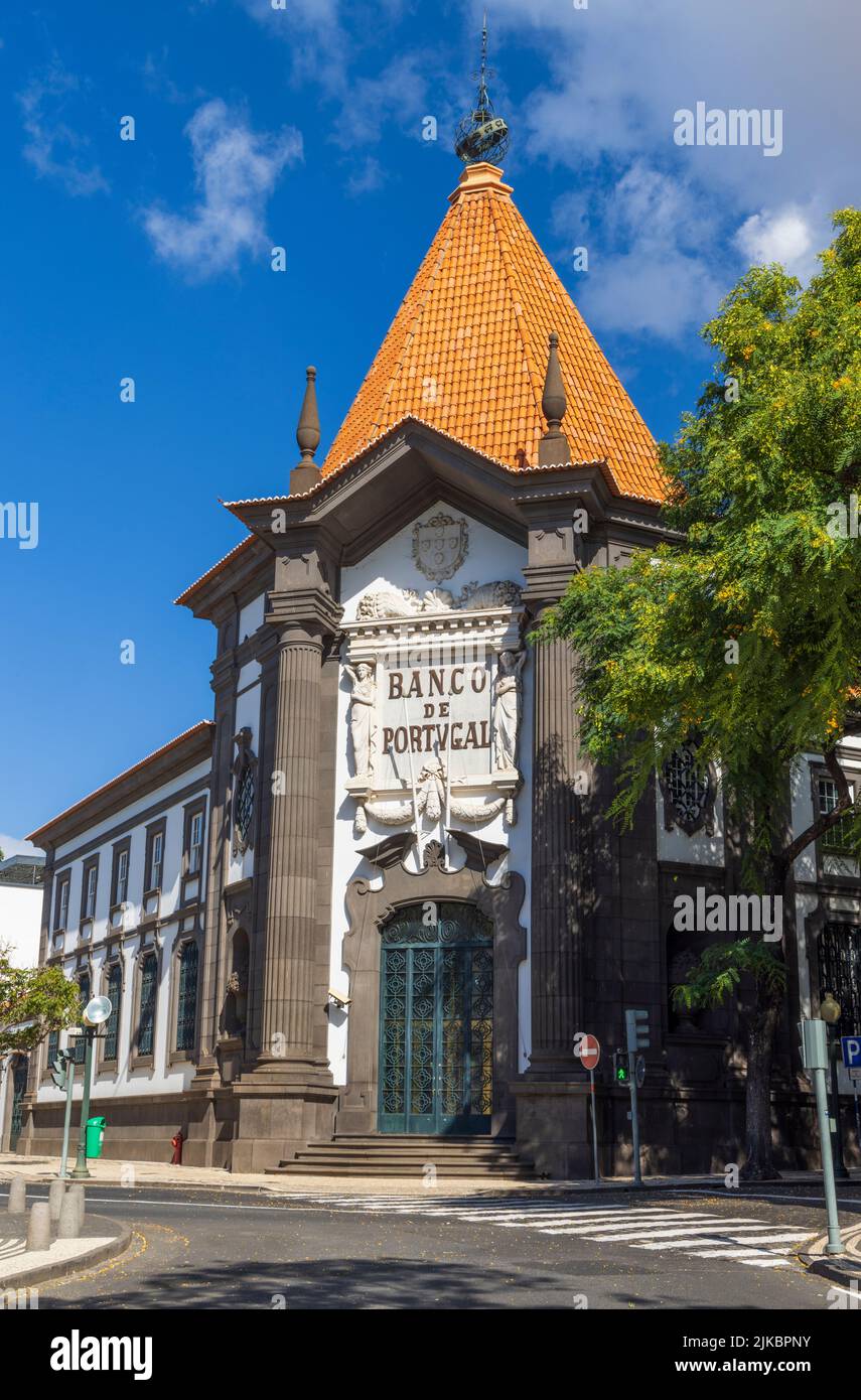 Banca del Portogallo, Funchal, Madeira, Portogallo Foto Stock