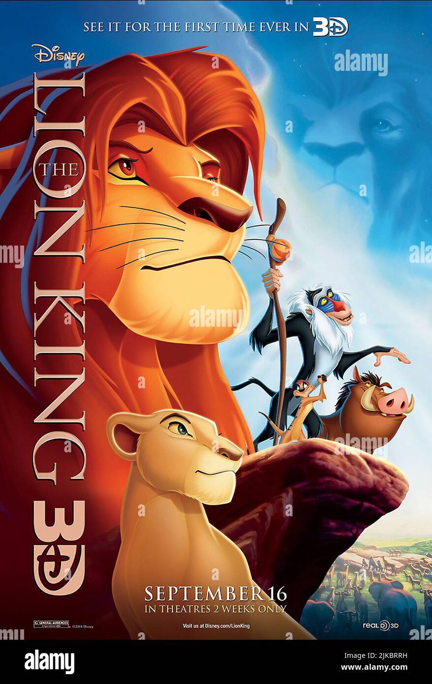 Nala, Simba, Rafiki, Timon & Pumbaa poster Film il Re Leone (USA 1994) regista: Roger Allers & Rob Minkoff 06 maggio 1994 **ATTENZIONE** questa fotografia è solo per uso editoriale ed è copyright delle IMMAGINI DELLA WALT DISNEY e/o del fotografo assegnato dalla Film o Production Company e può essere riprodotta solo da pubblicazioni in concomitanza con la promozione del suddetto Film. È richiesto un credito obbligatorio per LE FOTO DI WALT DISNEY. Il fotografo deve essere accreditato anche se conosciuto. Nessun uso commerciale può essere concesso senza l'autorizzazione scritta di The Film Company. Foto Stock