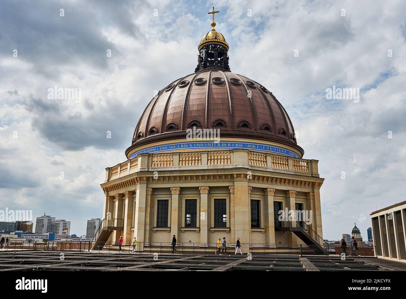 Berliner Schloss, Stadtschloss, Humboldt Forum, Kuppel, Museumsinsel, Berlin Mitte, Berlino, Germania Foto Stock