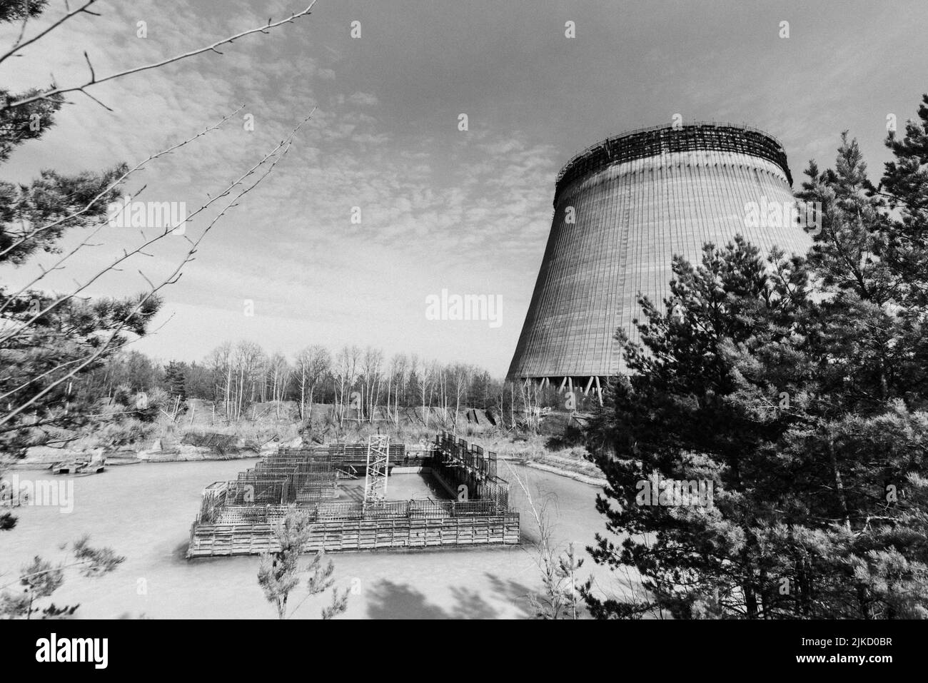 Foto da tutta la zona di esclusione di cernobyl, ucraina. Foto Stock