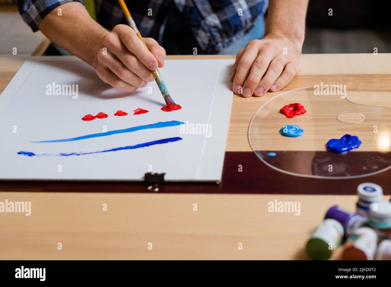 arte moderna pensiero creativo pittura astratta Foto Stock