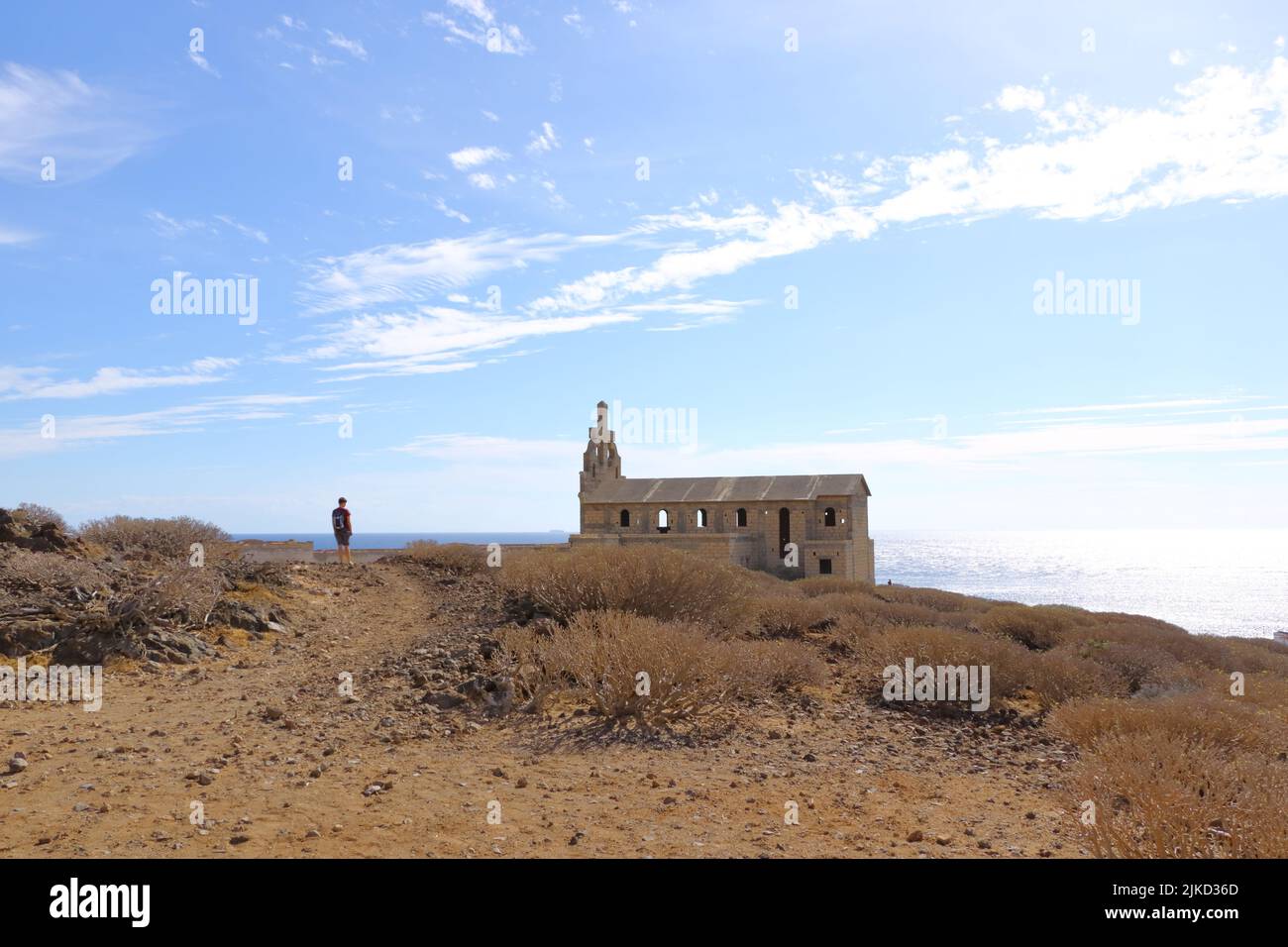 Novembre 18 2021 - Abades, Spagna Tenerife: Ex 'Sanatorio de Abona', la stazione di lebbra di Abades Foto Stock