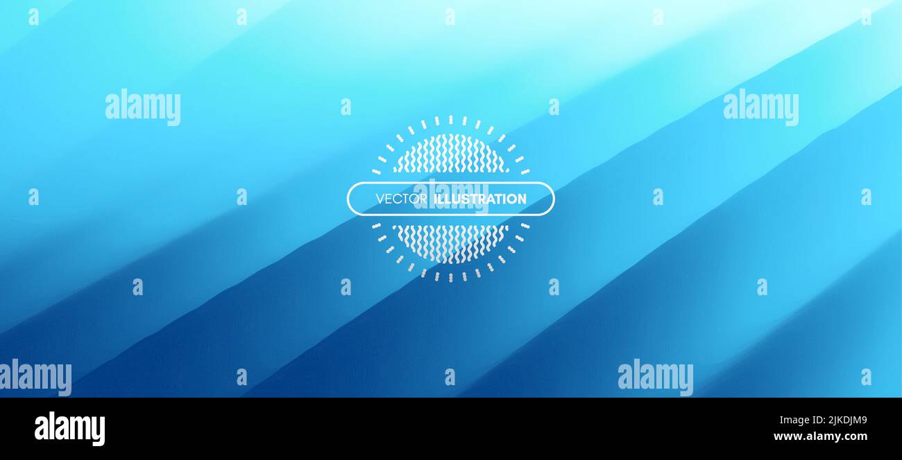 Blu sfondo astratto da linee rette. Concetto di copertura con effetto dinamico. Schermo moderno. Illustrazione Vettoriale per la progettazione. Illustrazione Vettoriale
