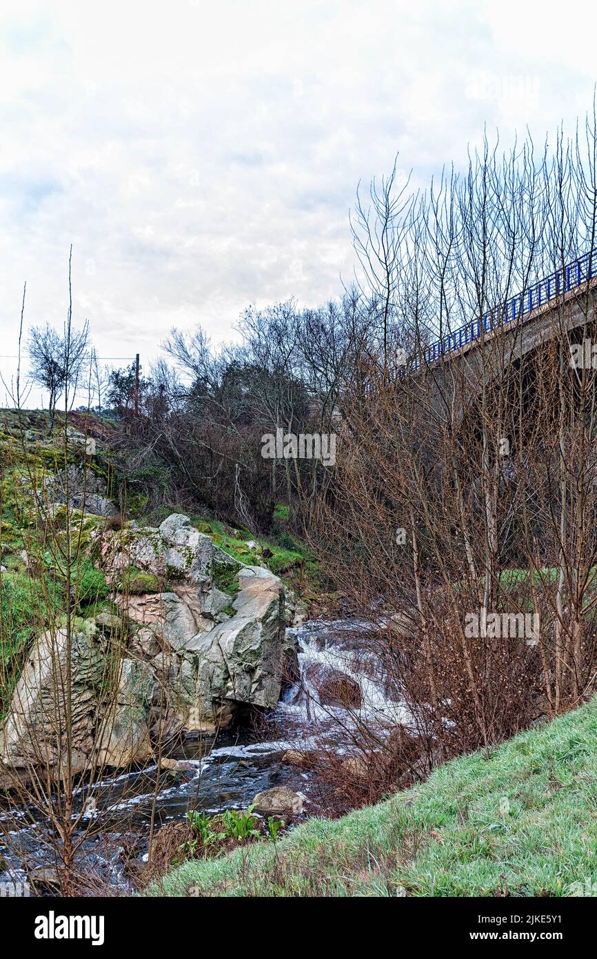 Parque Regional del Curso Medio del Río Guadarrama en Galapagar, Comunidad de Madrid, España Foto Stock