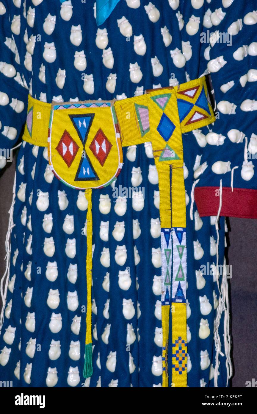 Museo sulla riserva indiana Crow, Crow Agency Montana Foto Stock