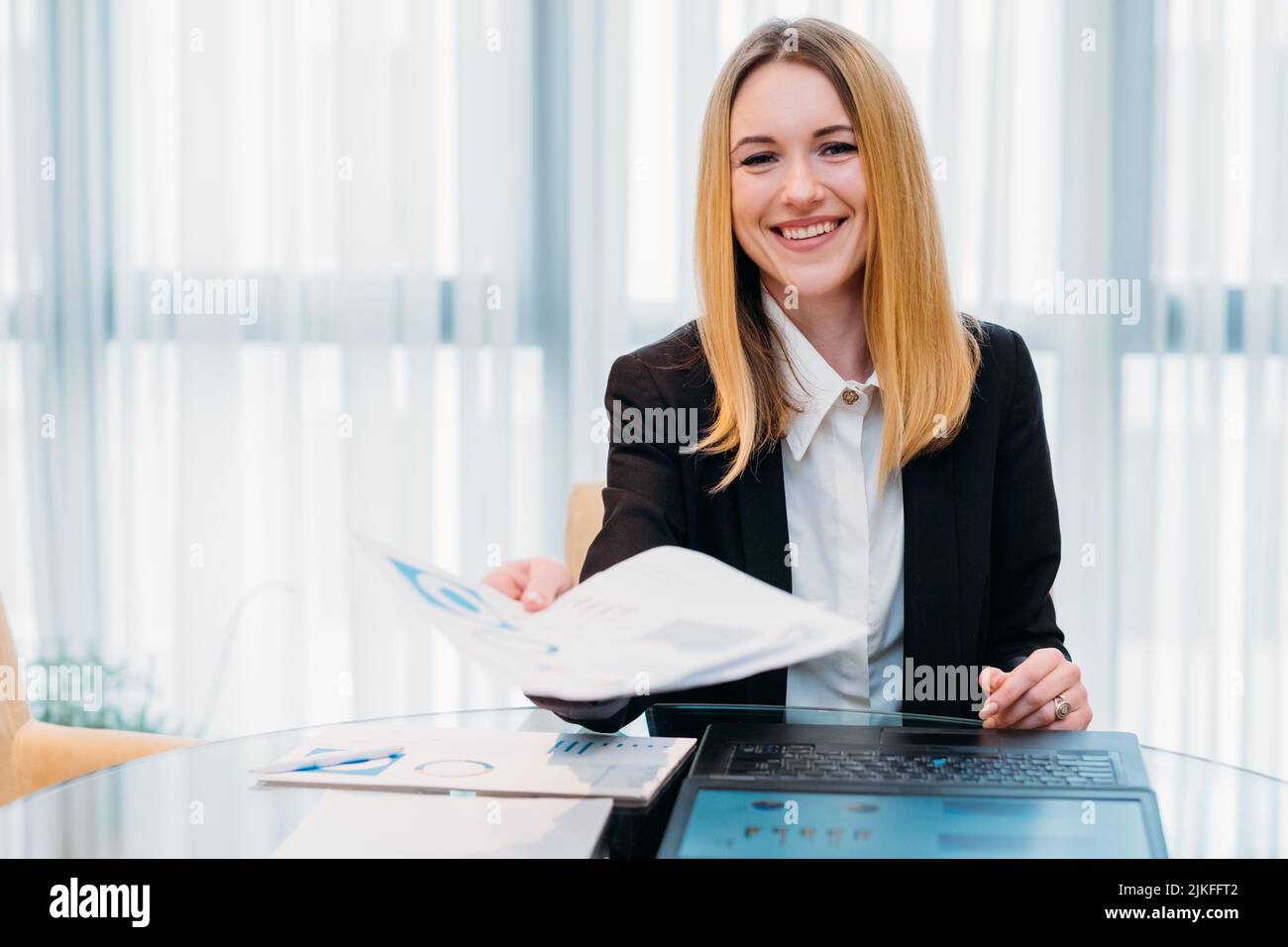 lavoro intervista business riprendere ufficio reclutatore Foto Stock