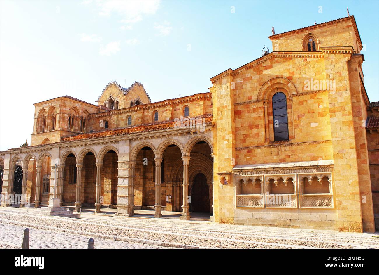San Vicente Basilica di Avila. Spagna Foto Stock