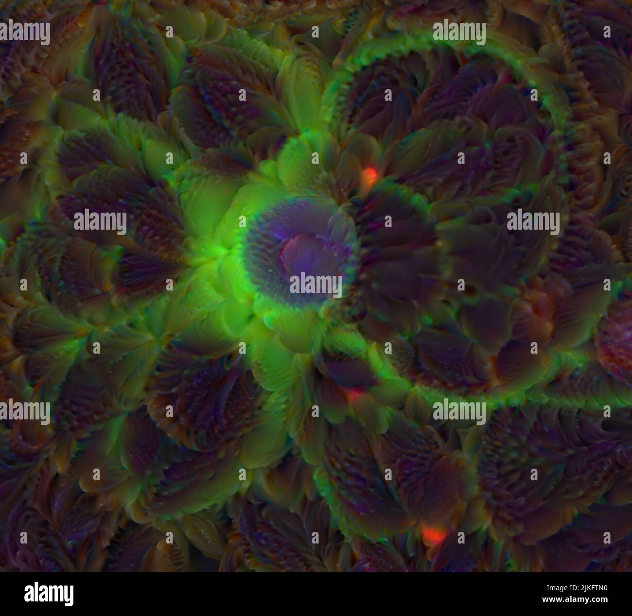 Quando si analizzano le cellule cerebrali, un programma per computer Foto Stock