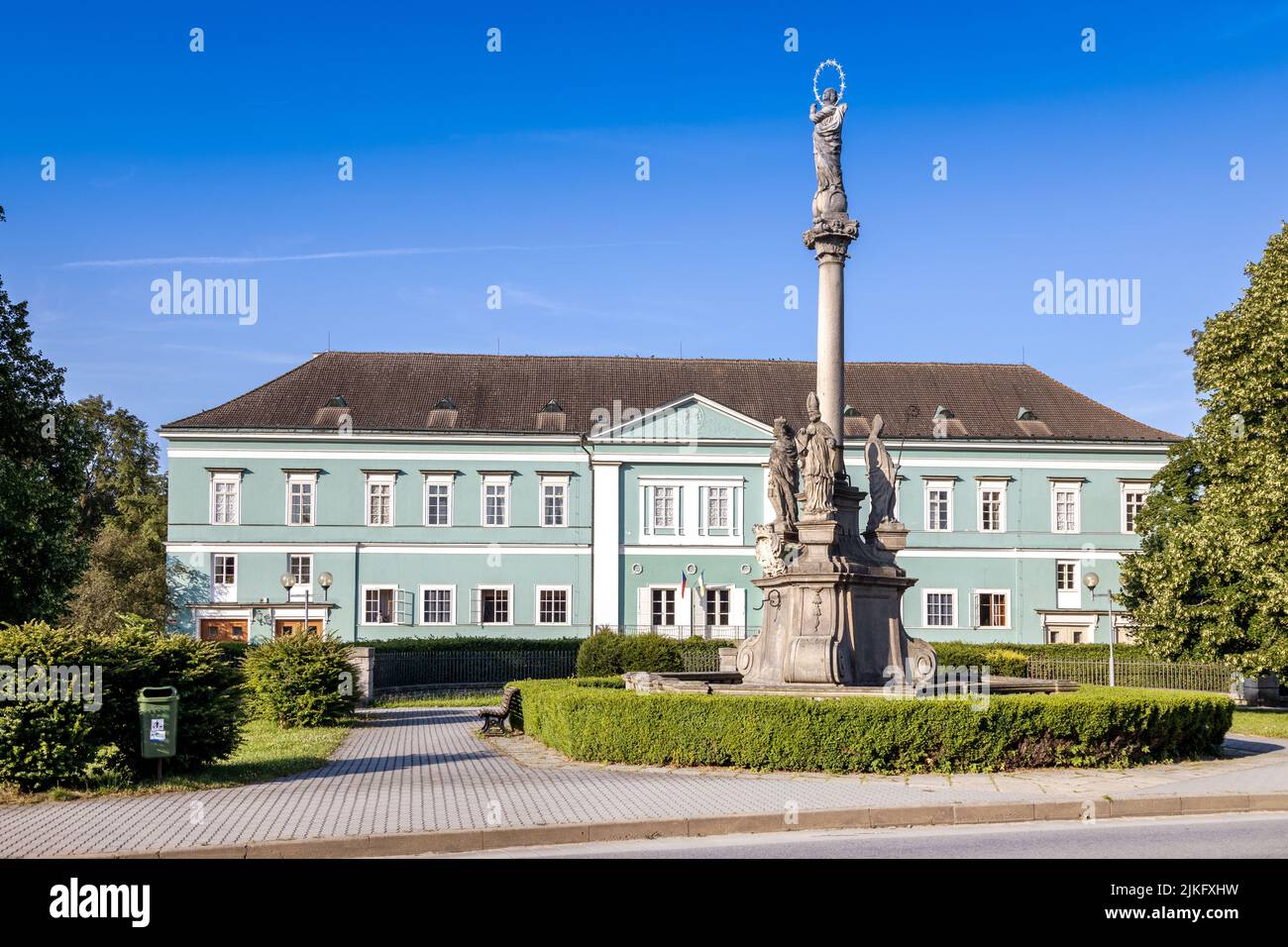 Nový zamek Dacice, Jihocesky kraj, Ceska republika / nuovo castello, Dacice città, repubblica Ceca Foto Stock