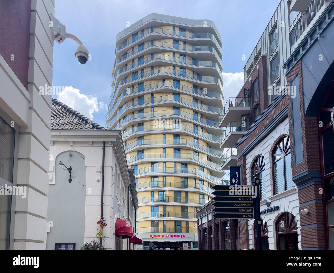 Alto edificio a Roermond Foto Stock
