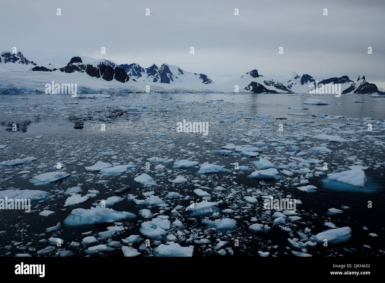 Una vista panoramica dell'iceberg Foto Stock