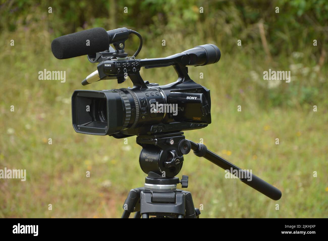 La telecamera HVR V1p di Sony è installata nell'ambiente naturale Foto Stock