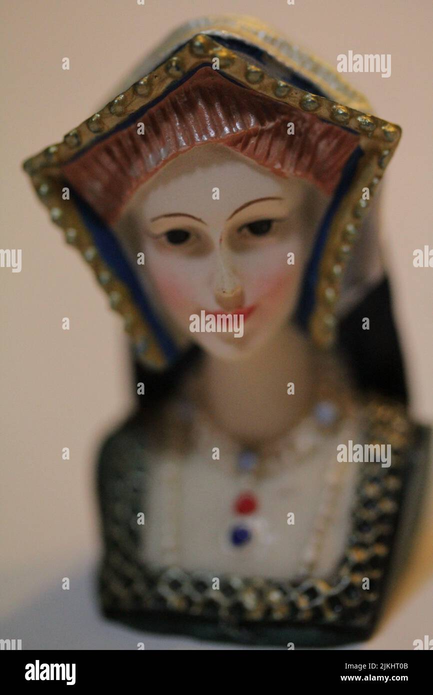 Il busto di Anna di Cleves - una delle sei mogli di Enrico VIII Foto Stock
