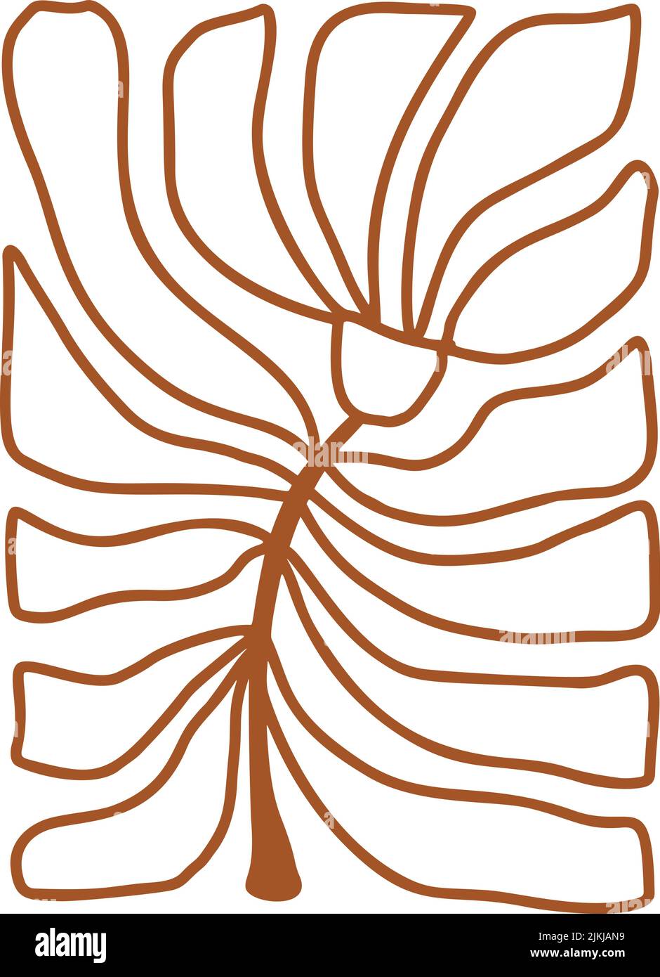 Vettore 70s monolina ingenua arte fiore grovy hippie divertente boho palette in forma rettangolare. Ottimo per tessuto, scrapbooking giftwrap, pacchetto, poster Illustrazione Vettoriale