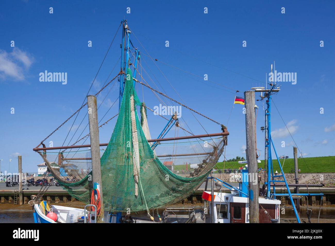 Kutterhafen, Dorumer Neufeld, Dorum, bassa Sassonia, Germania, Europa Foto Stock