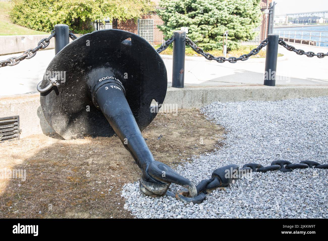 Il Lightship Huron US Coast Guard LV-103 Port Huron Michigan ancora Foto Stock