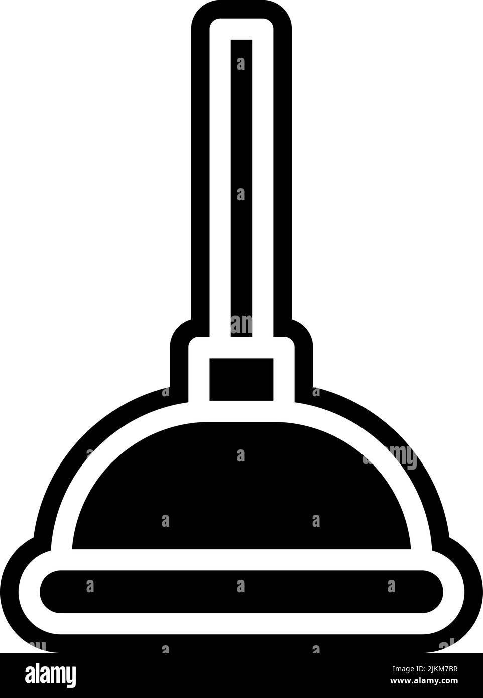 icona ventose immagine vettoriale nera. Illustrazione Vettoriale