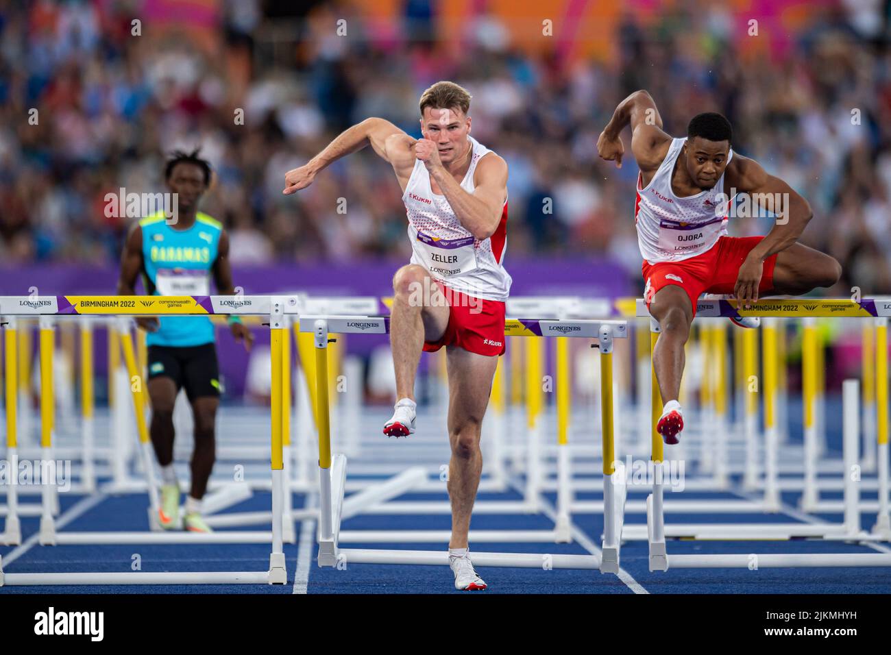 BIRMINGHAM, REGNO UNITO. 02th ago, 2022. Durante l'atletica e Para Athletics di Birmingham 2022 - Giochi del Commonwealth all'Arena di Birmingham il martedì 02 agosto 2022 a BIRMINGHAM, REGNO UNITO. Credit: Taka Wu/Alamy Live News Foto Stock
