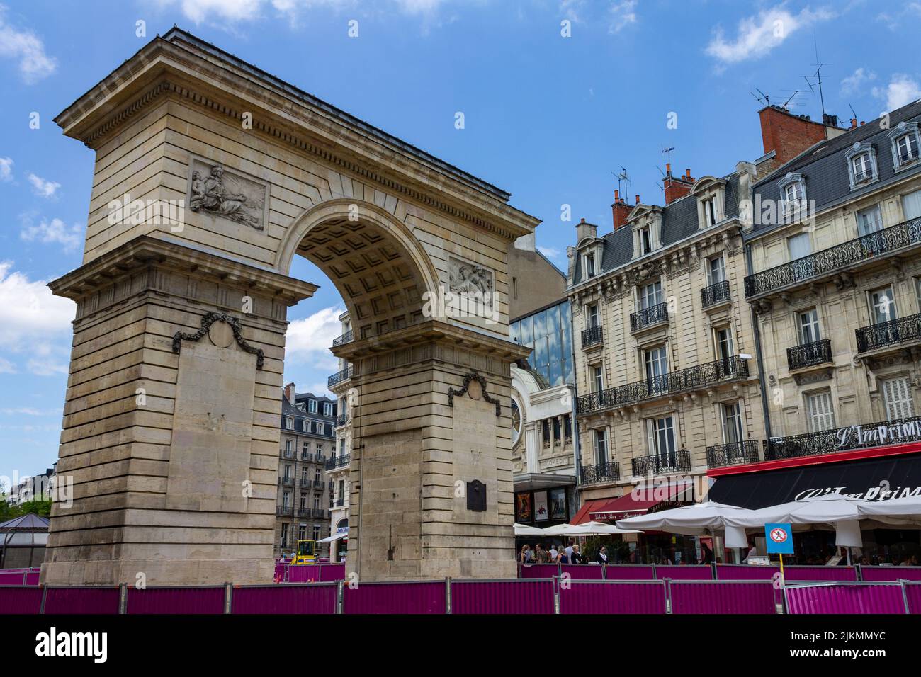 La vista di William Gate. Punto di riferimento storico a Digione, Francia. Foto Stock