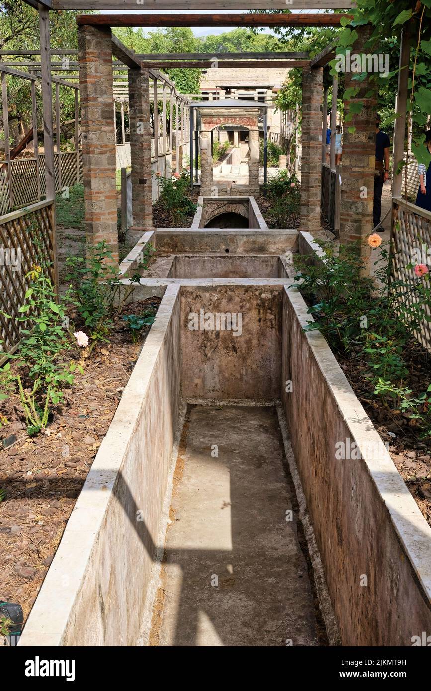 Pompei, Campania, Italia, Napoli, la bella casa di Venere nella conchiglia Foto Stock