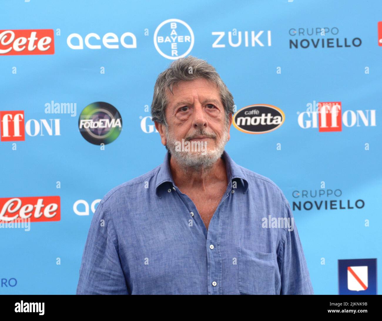 27 luglio 2022, GIFFONI VALLE PIANA, Italia: Andrea Purgatori al Giffoni Film Festival 2022 a Giffoni Valle piana. (Credit Image: © Giovanni Lemba/Pacific Press via ZUMA Press Wire) Foto Stock