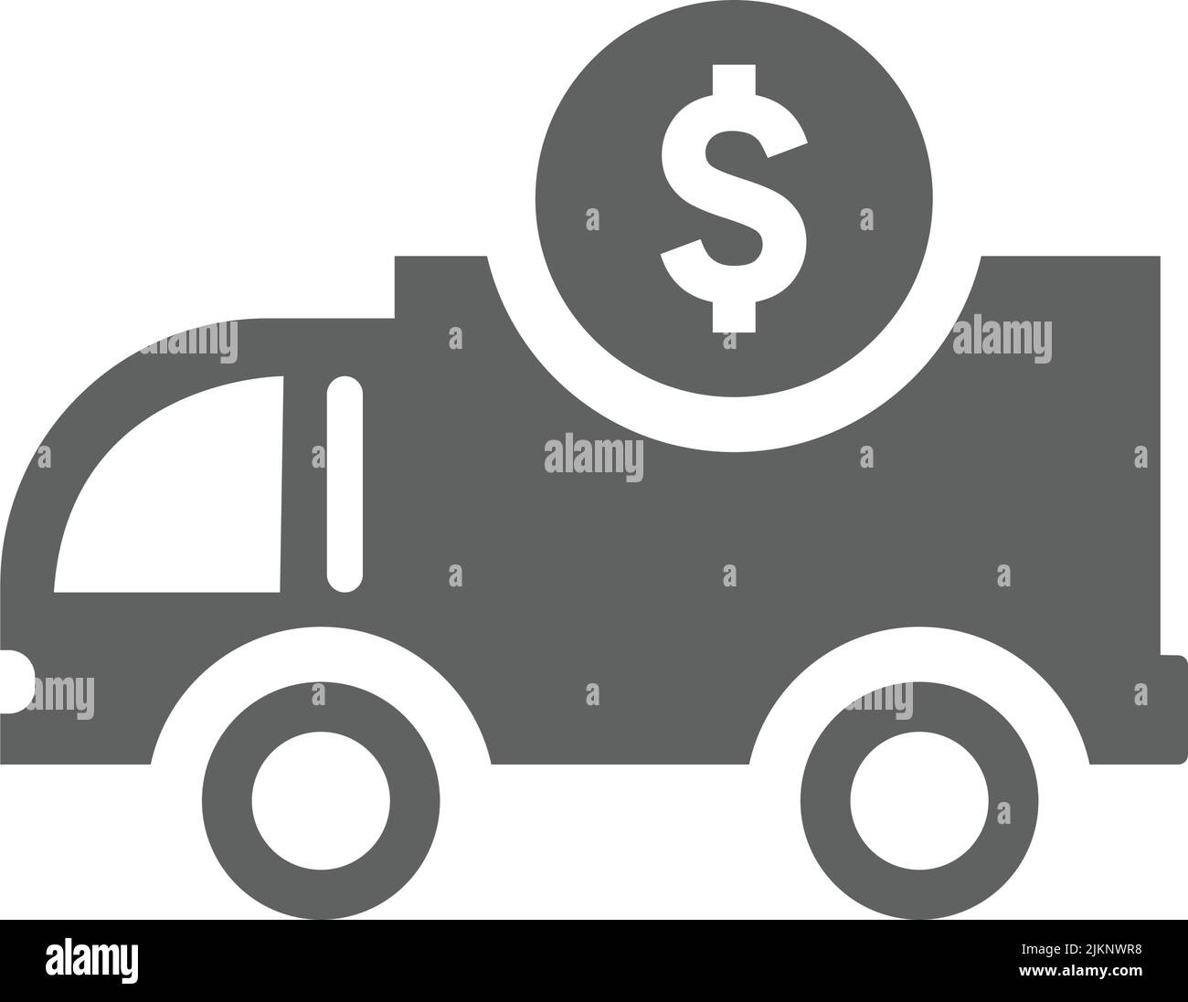 Icona trasporto, consegna, vettura da collezione - file Vector EPS. Ideale per supporti di stampa, Web, immagini di stock, uso commerciale o qualsiasi tipo di disegno p Illustrazione Vettoriale