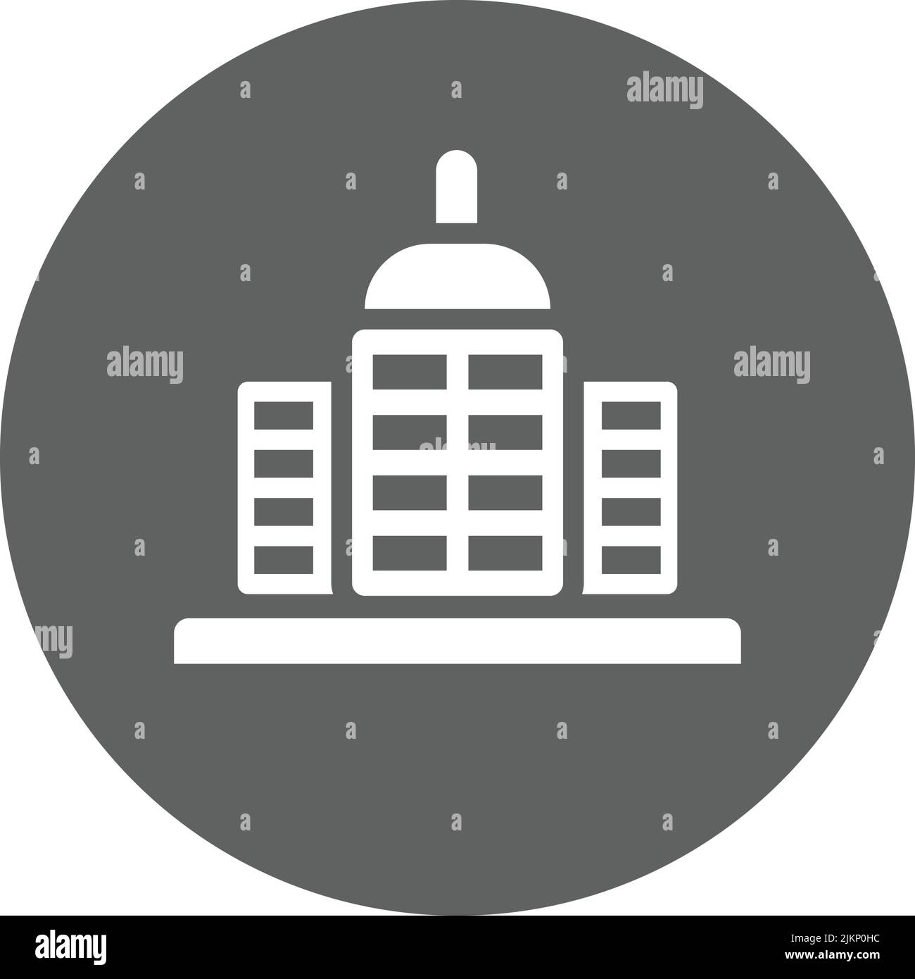 Edilizia, casa, hotel icona - uso per scopi commerciali, stampa, web o qualsiasi tipo di progetto. File EPS vettoriale. Illustrazione Vettoriale