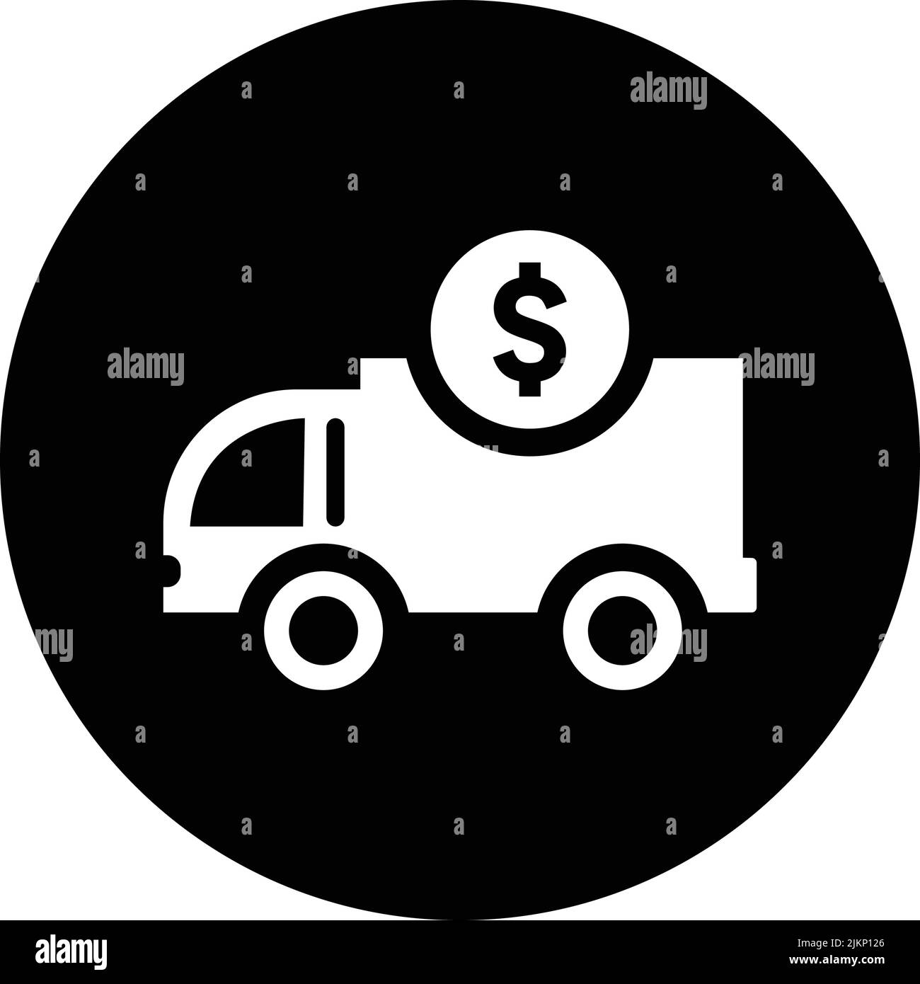 Icona trasporto, consegna, vettura da collezione - file Vector EPS. Ideale per supporti di stampa, Web, immagini di stock, uso commerciale o qualsiasi tipo di disegno p Illustrazione Vettoriale