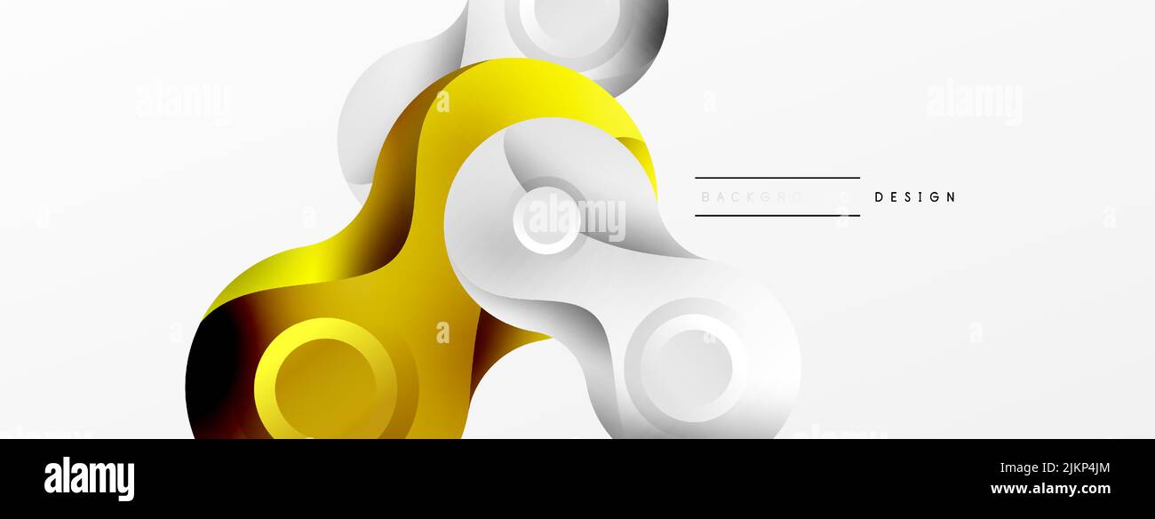 Sfondo geometrico circolare. Astratto sfondo moderno. Illustrazione vettoriale per sfondo, banner, sfondo, cartoncino, illustrazione libro, pagina di destinazione Illustrazione Vettoriale