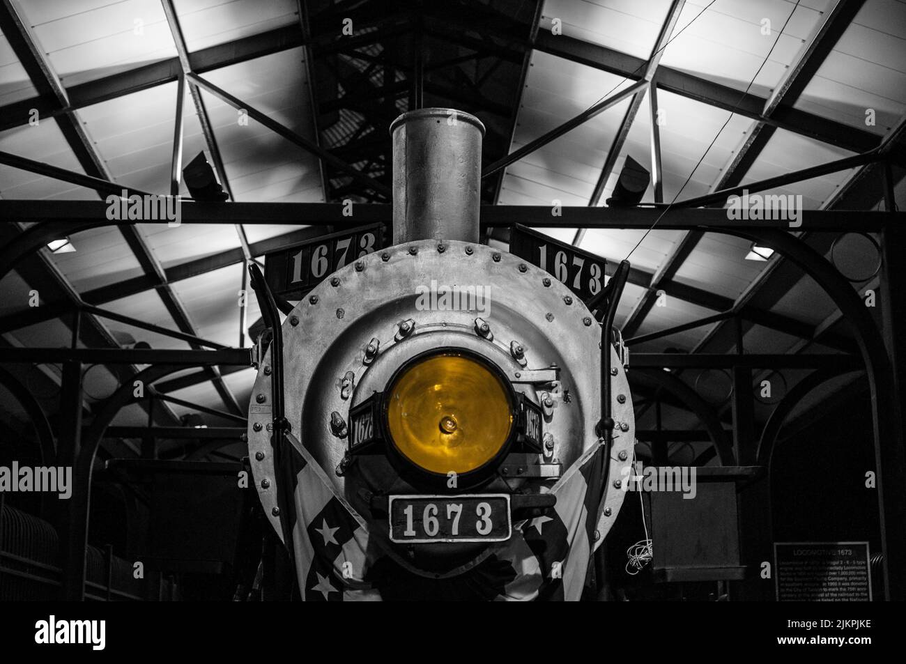 Un treno selettivo a colori in Arizona, USA Foto Stock