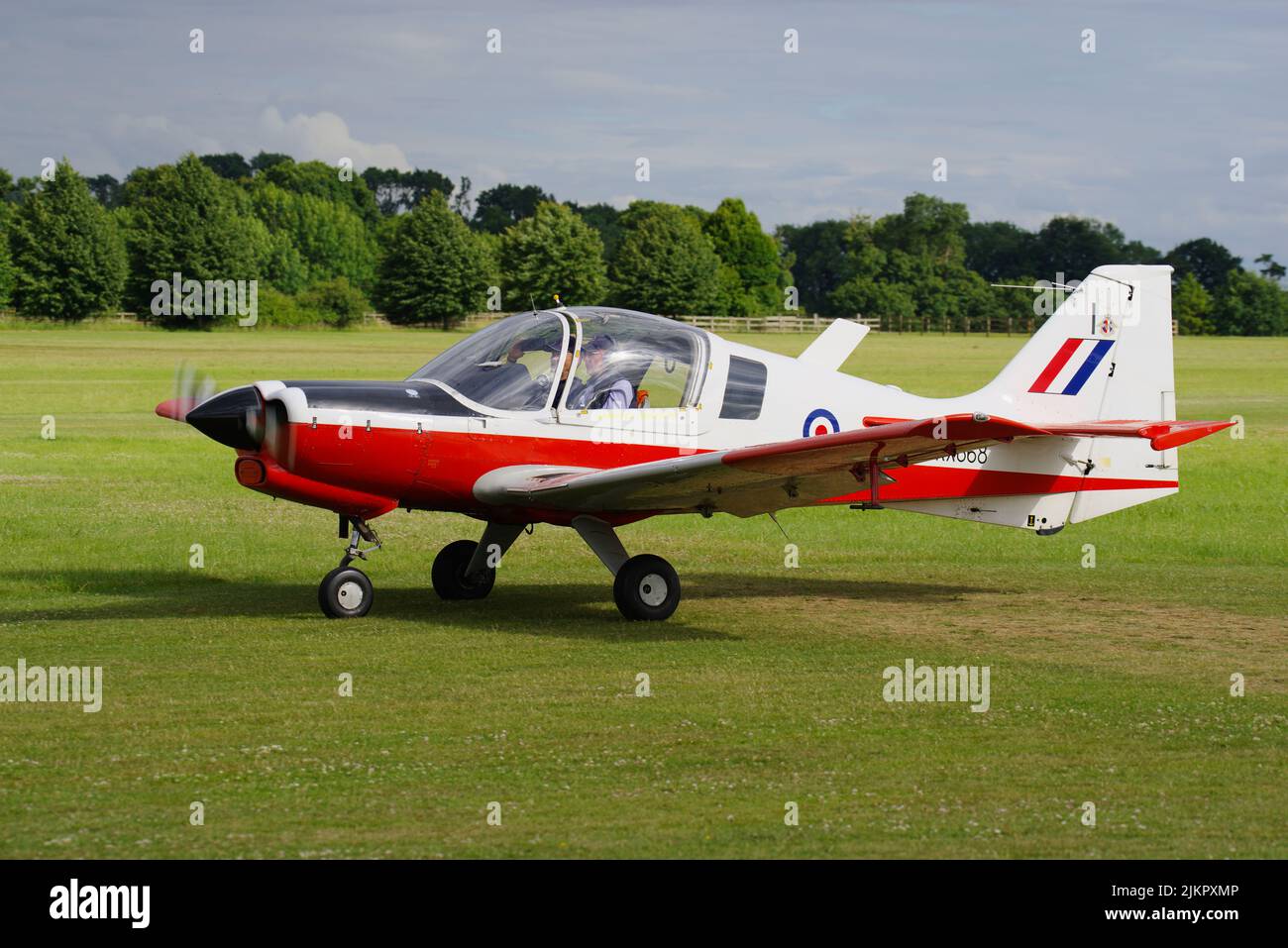 Beagle, (Scottish Aviation) Bulldog T1 al Shuttleworth Fly Navy Air Show 2022, Old Warden, Foto Stock