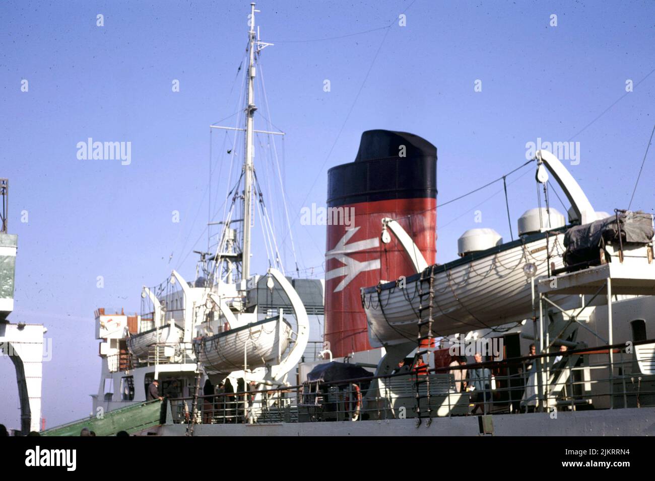 Maid of Orleans, traghetto Sealink, a Boulogne nel 1971 Foto Stock