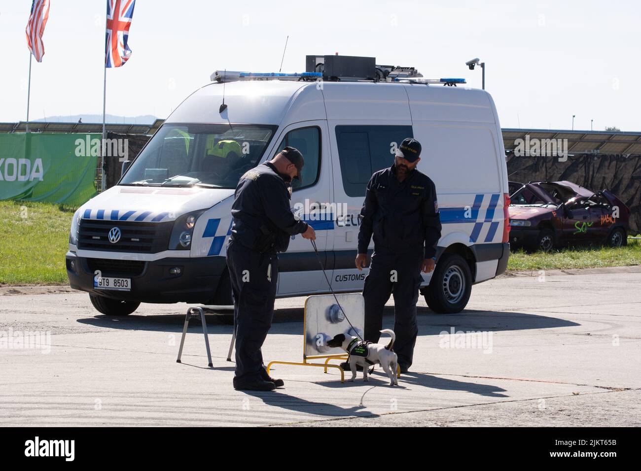 Giornate della NATO, Ostrava, Repubblica Ceca. 22nd settembre 2019 polizia speciale forze di frontiera sicurezza nazionale unità doganale ceca Foto Stock