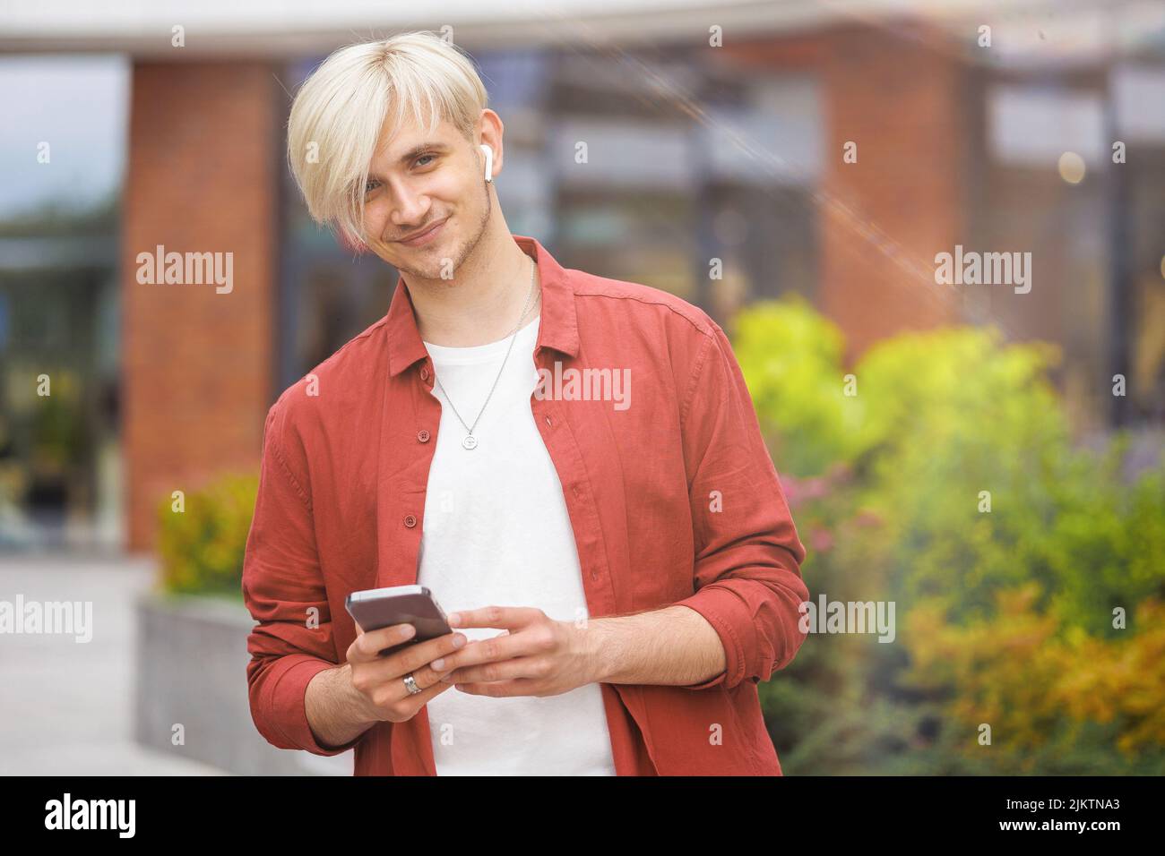 Ritratto di un giovane freelance. Foto Stock